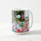 Mug Famille simple 8 Photos Collage (Devant droit)