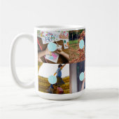 Mug Famille simple 8 Photos Collage (Gauche)