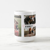 Mug Famille simple Trois photos (Centre)