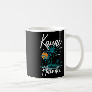 Mug Famille Vacances Retro Sunset Hawaii Kauai