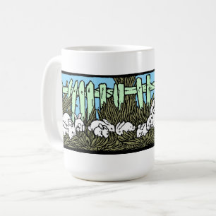 Mug Famille vintage de lapins lapins