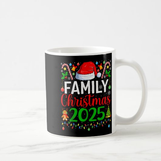 Mug Family Christmas 2025 Matching Pajamas Xmas Family (Droite)