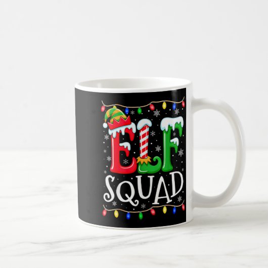 Mug Family Christmas Matching Pajamas Elf Xmas Squad (Droite)