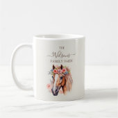 Mug Family Farm Rustic Flower Crown Horse (Gauche)