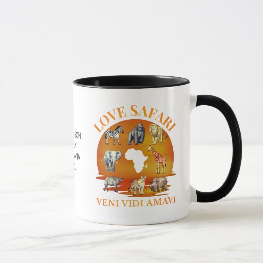 Mug Family Group LOVE SAFARI Souvenir (Droite)
