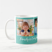 Mug Family Is Everything 3 Photo Collage Family Name (Gauche)