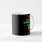 Mug Family Matching Women Girls I'm The Dancer Elf Chr (Devant droit)