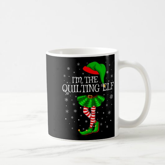 Mug Family Matching Women Girls I'm The Quilting Elf C (Droite)