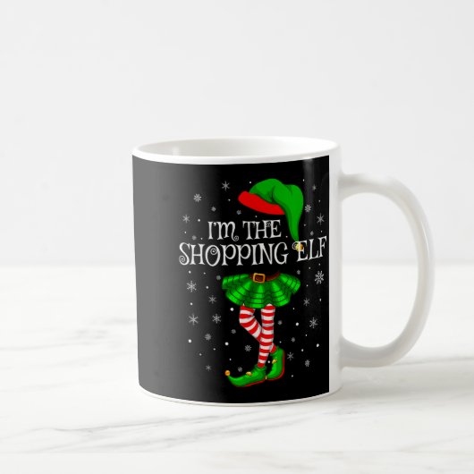 Mug Family Matching Women Girls I'm The Shopng Elf Chr (Droite)