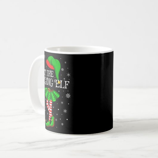 Mug Family Matching Women Girls I'm The Singing Elf Ch (Devant gauche)