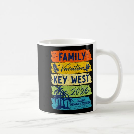 Mug Family Vacation 2026 Key West Matching Summer Vaca (Droite)