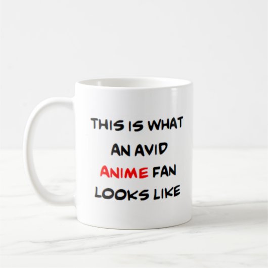 Mug fan d'anime, avide (Gauche)