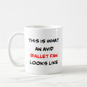 Mug fan de ballet, avide