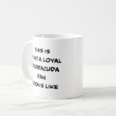 Mug fan de barracuda, loyal (Devant gauche)