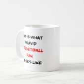 Mug fan de basket, passionné (Devant gauche)
