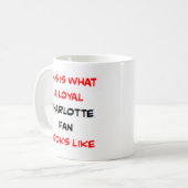Mug fan de charlotte, loyal (Devant gauche)