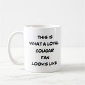 Mug fan de cougar, loyal (Gauche)