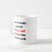 Mug fan de course de pédalos, avide (Devant gauche)