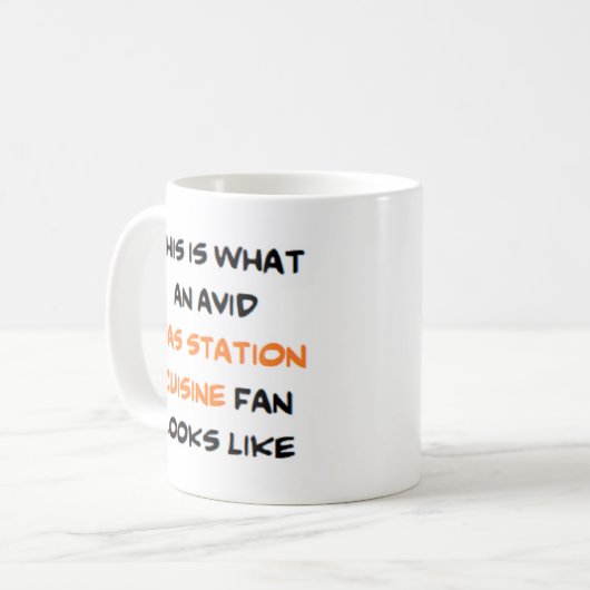 Mug fan de cuisine de station service (Devant gauche)