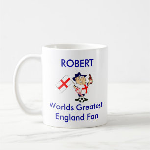 Mug Fan de foot personnalisable de l'Angleterre