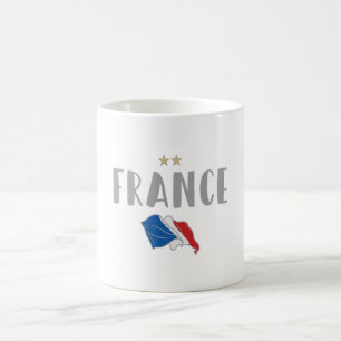 Mug Fan de football France Chemise Française