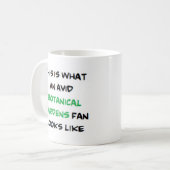 Mug fan de jardins botaniques, avide (Devant gauche)