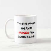 Mug fan de manga, avide (Gauche)