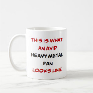 Mug fan de métal lourd, avide