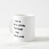 Mug fan de mustang, loyal (Devant gauche)