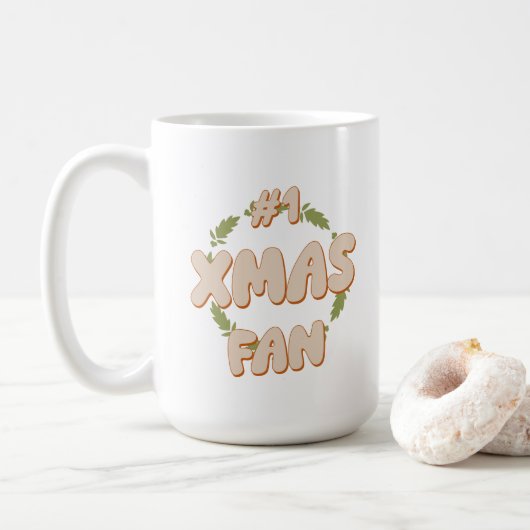 Mug Fan de Noël (Avec donut)