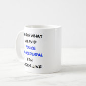 Mug fan de procédures policières, avide (Devant gauche)