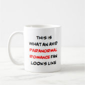 Mug fan de romance paranormale, avide (Gauche)
