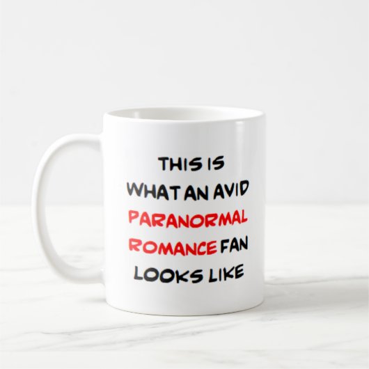 Mug fan de romance paranormale, avide (Gauche)