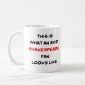Mug fan de shakespeare, avide (Gauche)