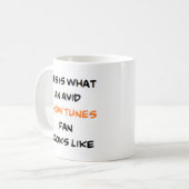 Mug fan de show tunes, avide (Devant gauche)