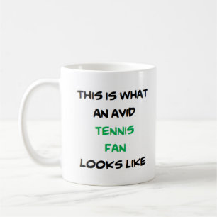 Mug fan de tennis, passionné