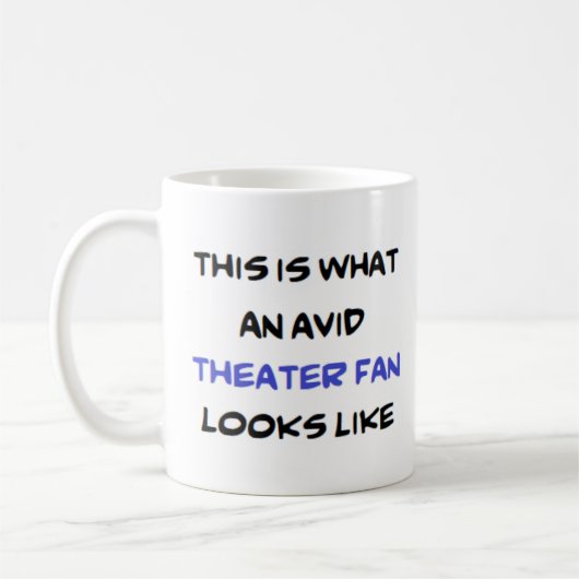 Mug fan de théâtre, passionné (Gauche)