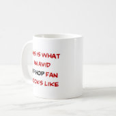 Mug fan hip hop, passionné (Devant gauche)