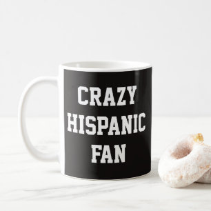 Mug Fan hispanique fou, basketteur mexicain drôle et f