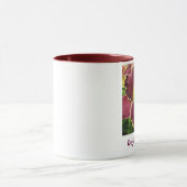 Mug Fanatique de Daylily avec la fleur pourpre (Centre)