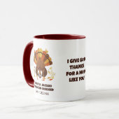 Mug FANATIQUE DE TURDUCKEN Funny Thanksgiving (Devant gauche)