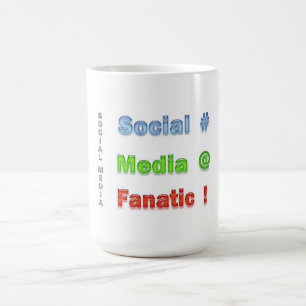 Mug Fanatique des médias sociaux