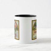 Mug Fancia Marque Citrus Crate Étiquette (Centre)