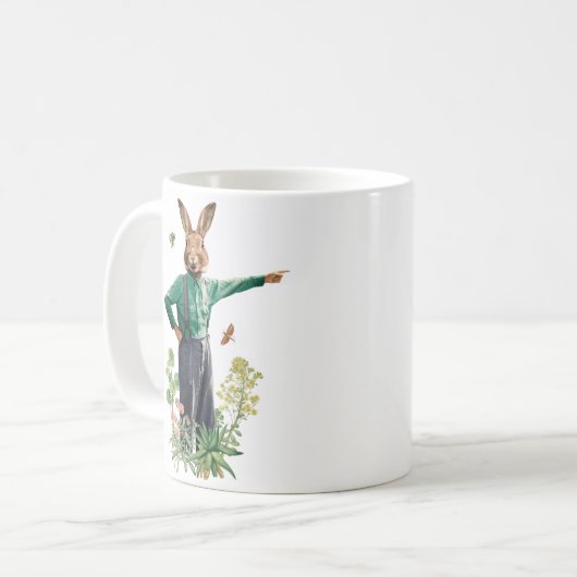 MUG FANCY RABBIT AGRICULTEUR (Devant gauche)