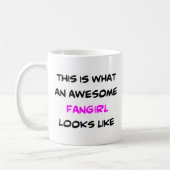 Mug fangirl, génial (Gauche)