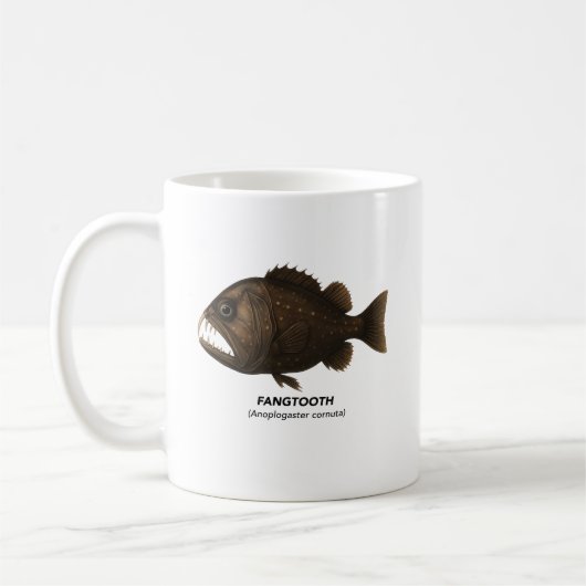 Mug Fangtooth - Animaux marins de Californie (Gauche)