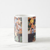 Mug Fans de baseball vintage regardant un match (Centre)