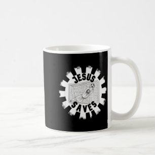 Mug Fans de parodie de football Jésus sauve