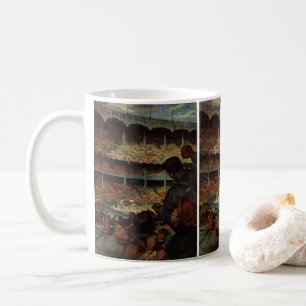 Mug Fans de sport vintage dans un stade de baseball