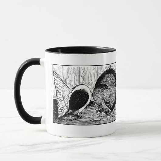 Mug Fantail Pair (Gauche)